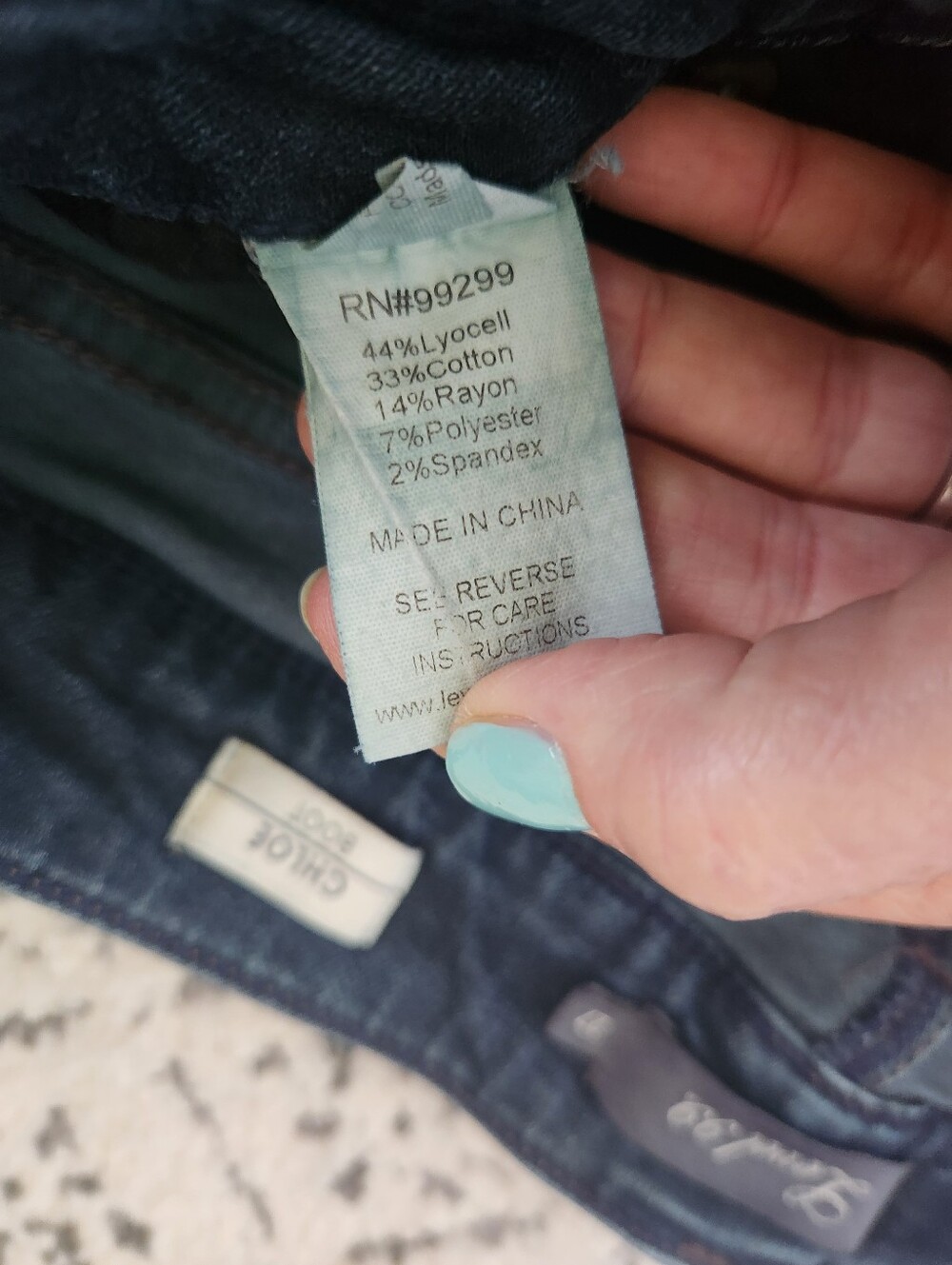 Level 99 Chloe Boot Cut Jeans Low Rise Back Of Hems Frayed Anthropologie 27 - Picture 10 of 15